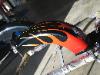 Custom Harley rear fender - mouse over fender tape out