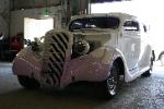 35 Ford with custom white pearl and purple pearl flames...