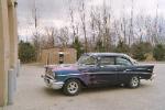 1957 Chevy with color change flames