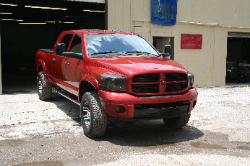 sometimes a minor accident can lead to a new look...no more chrome on the front...