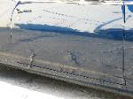 1969 Cutlass 442 finished - door previuosly damaged, clean reflection