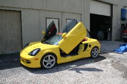 Toyota MR2 Complete makeover including lambo doors and many custom fabbed pieces